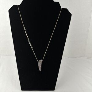 Handmade Oil Slick Druzy Agate Drop Pendent Labradorite Bead Link Chain Necklace